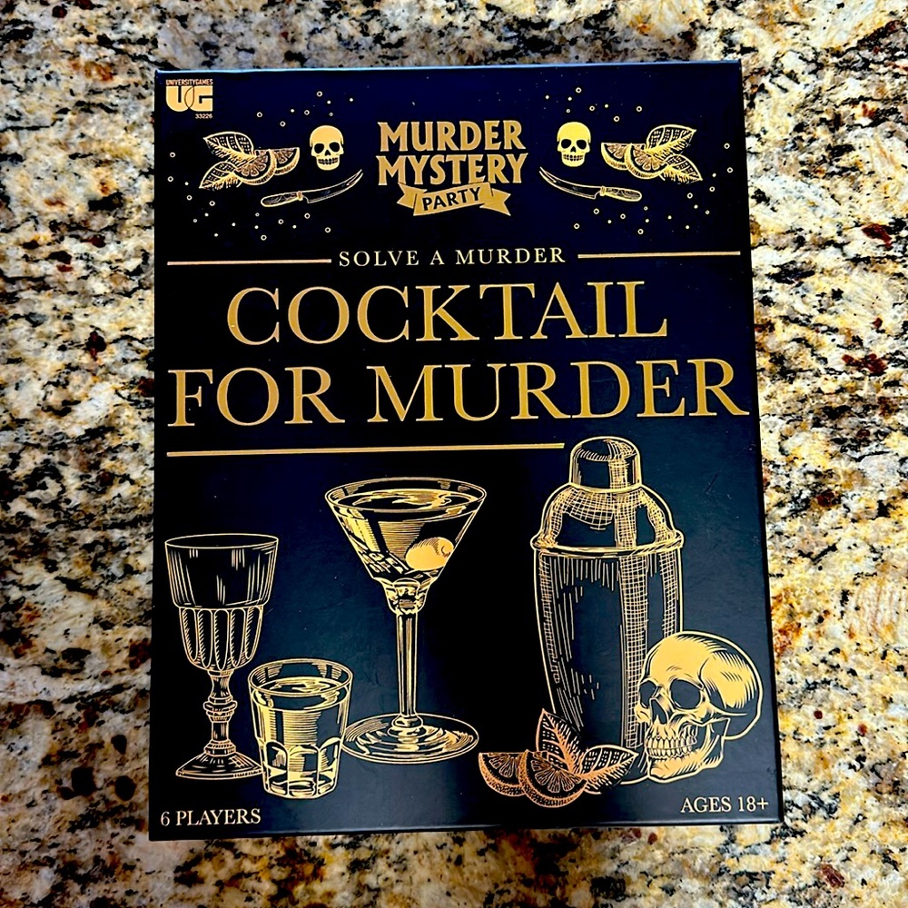 Cocktail for Murder game. New unopened!